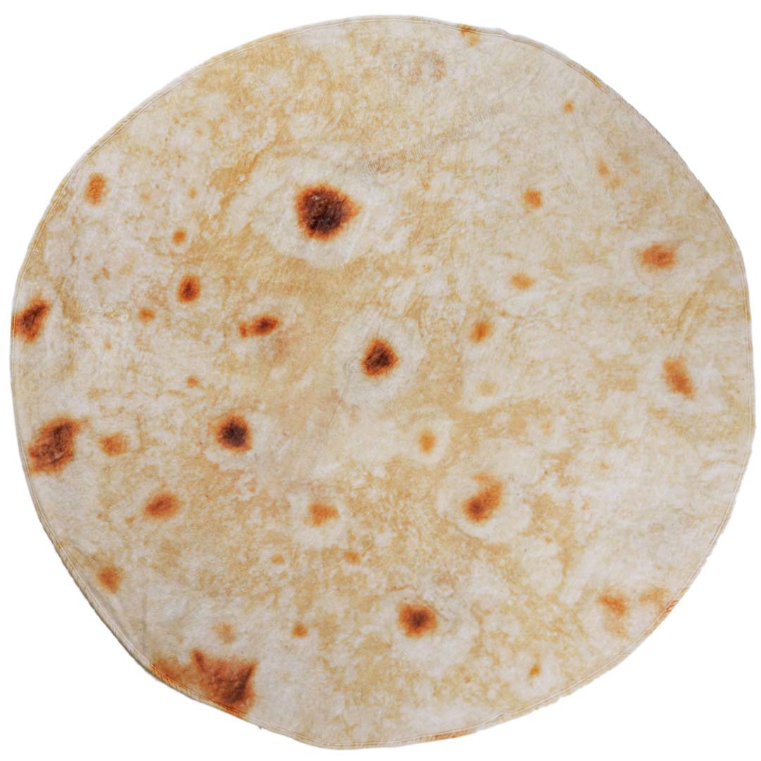 Amazon｜ReGifted Designs フラシ天巨大トルティーヤ